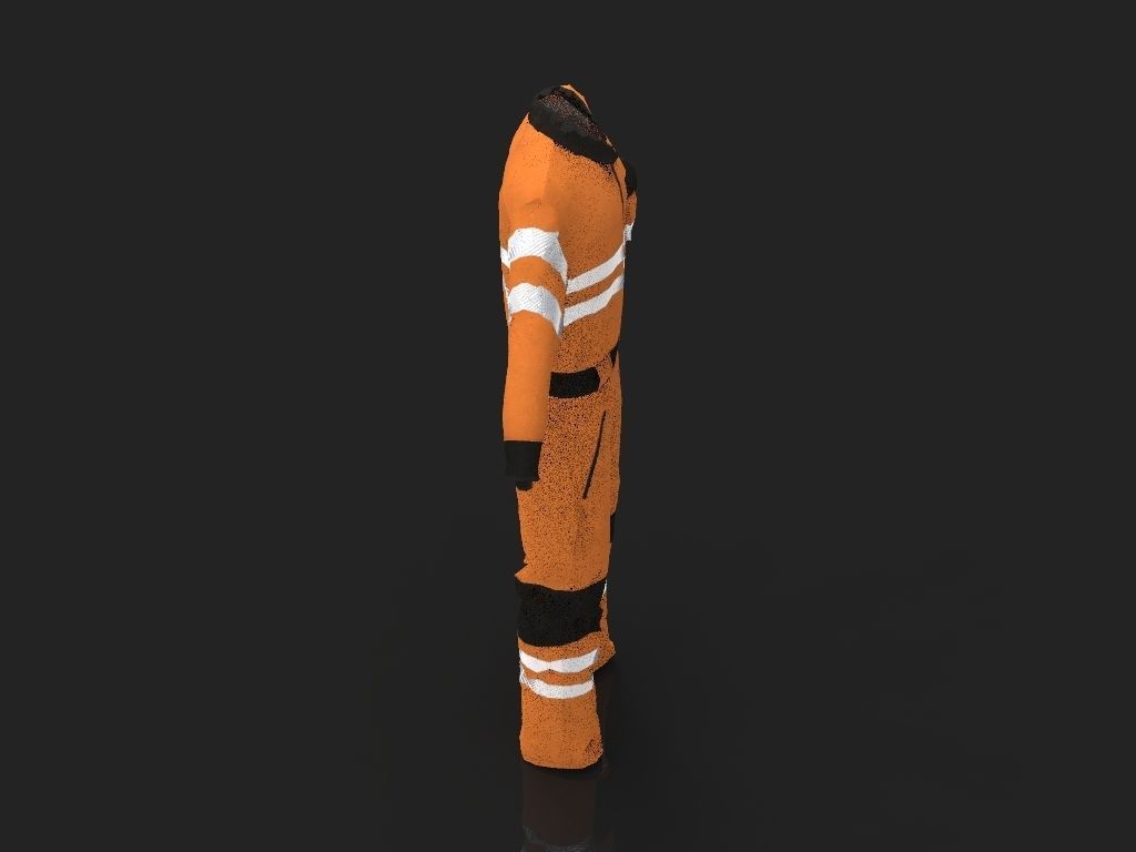 Safety Workwear Low-poly 3D model_23