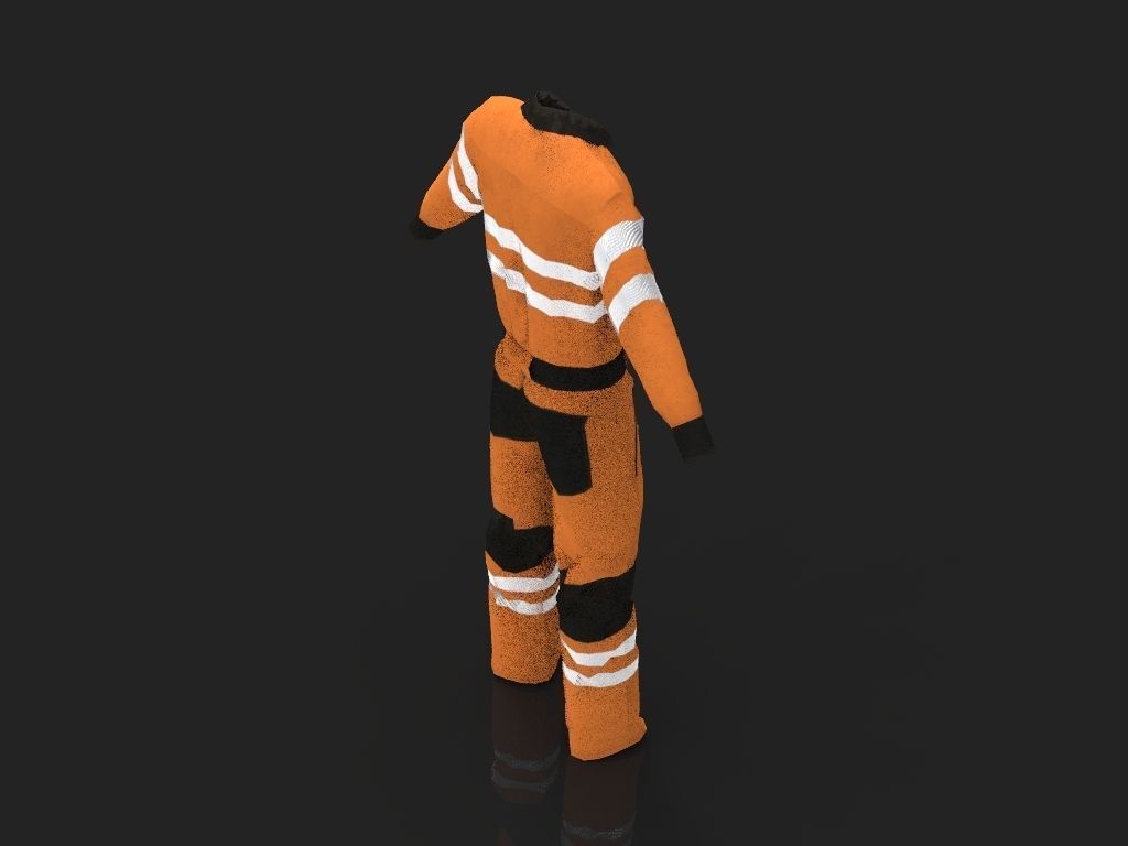 Safety Workwear Low-poly 3D model_21