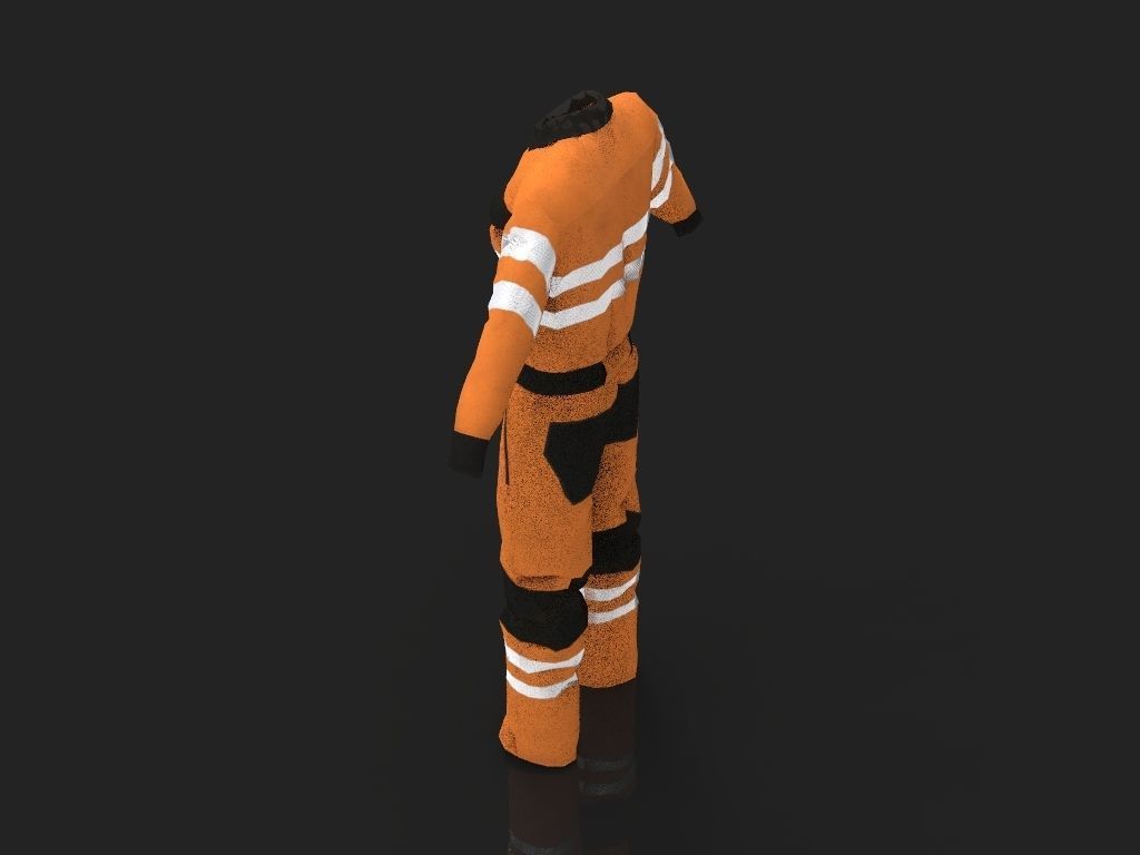 Safety Workwear Low-poly 3D model_14