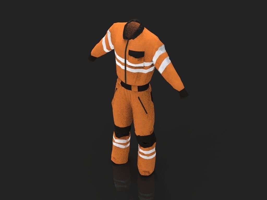 Safety Workwear Low-poly 3D model_17