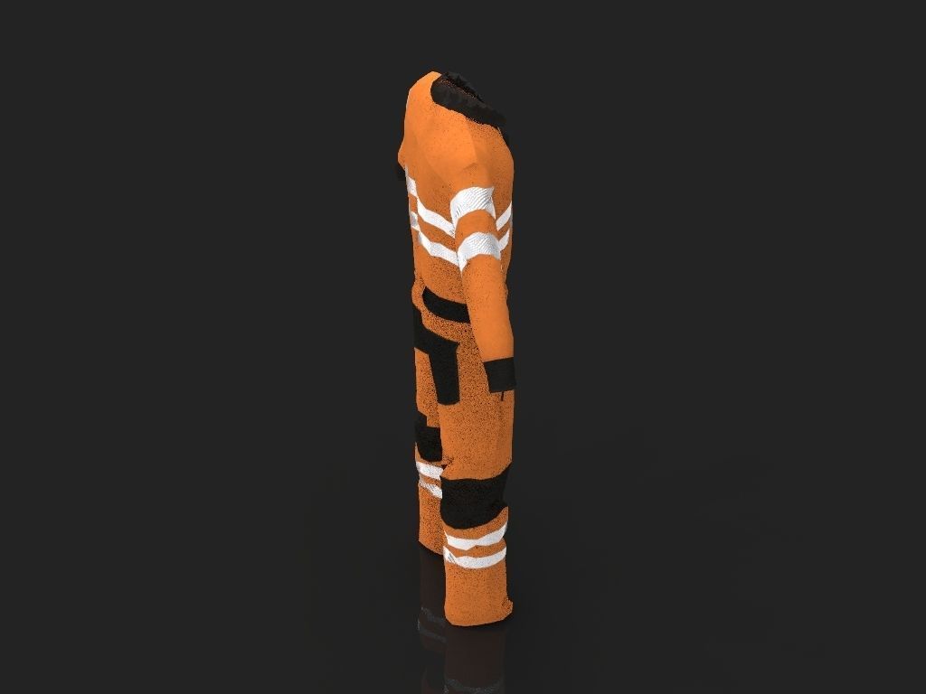 Safety Workwear Low-poly 3D model_22