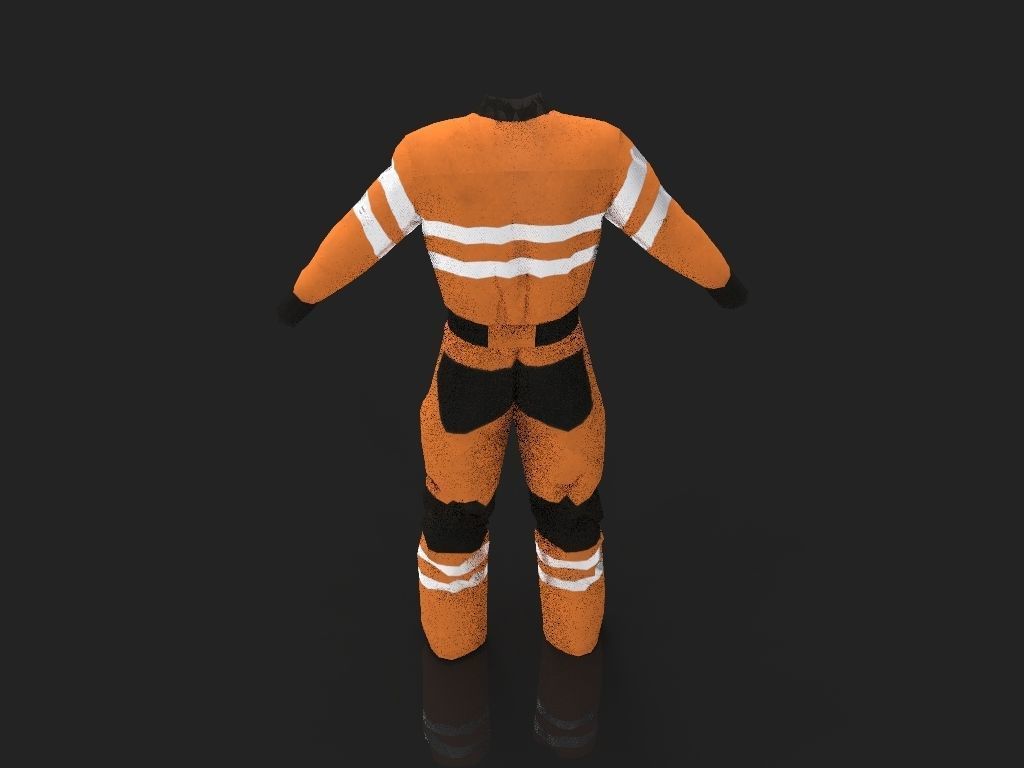 Safety Workwear Low-poly 3D model_18