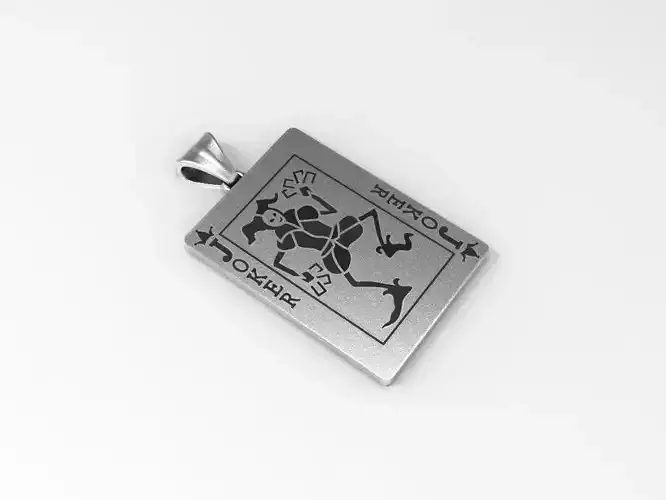Joker playing card 3D print model