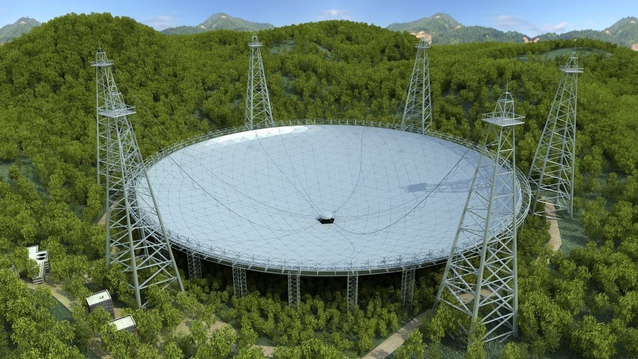 Five hundred meter Aperture Spherical Telescope 3D model