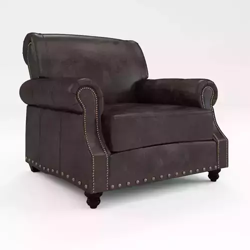 Landry leather armchair 