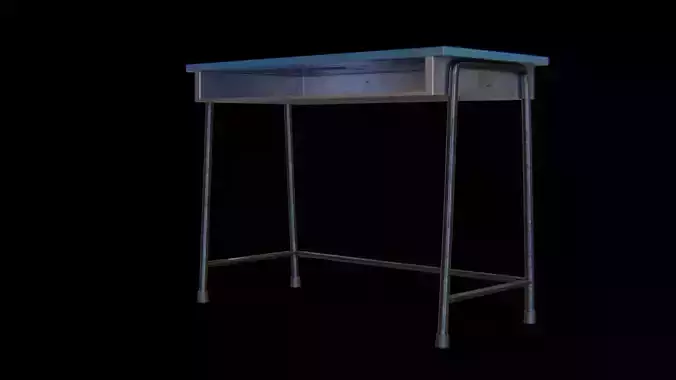 School-desk dark blue