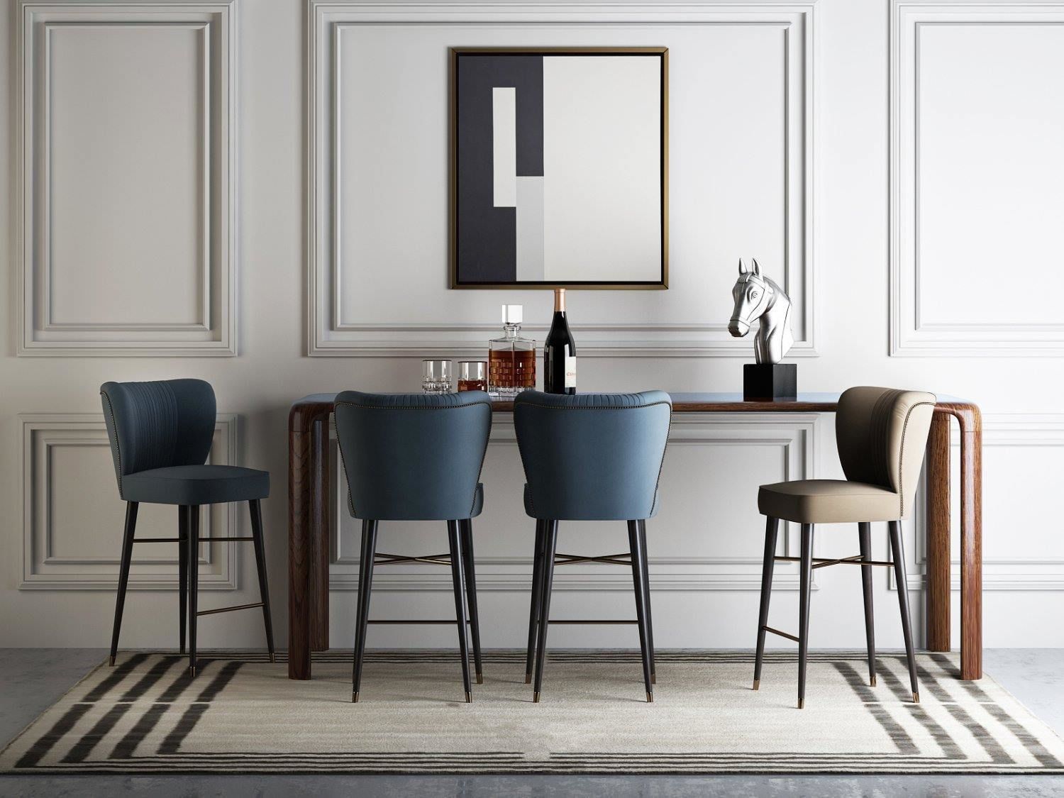 Chair Combo 2020 3D model_4