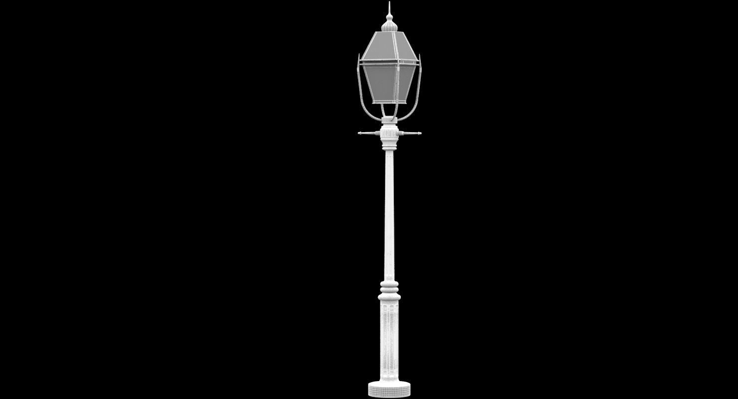 Lamp 135 street park 3D model_6