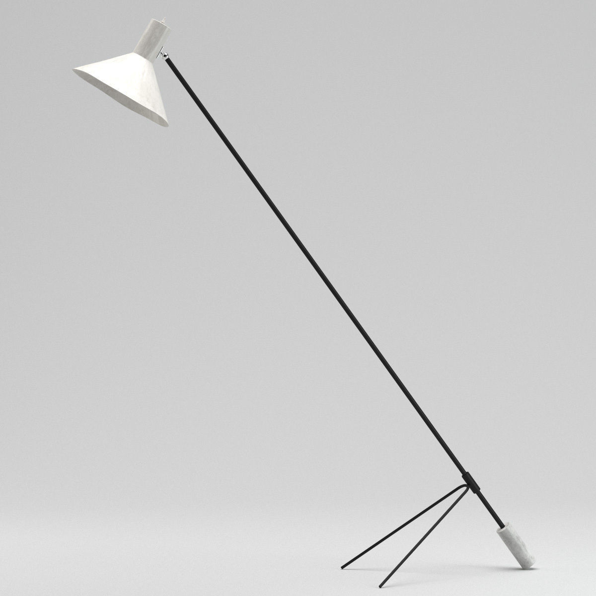 Lamp 137 Vintage 1960 3D model_4