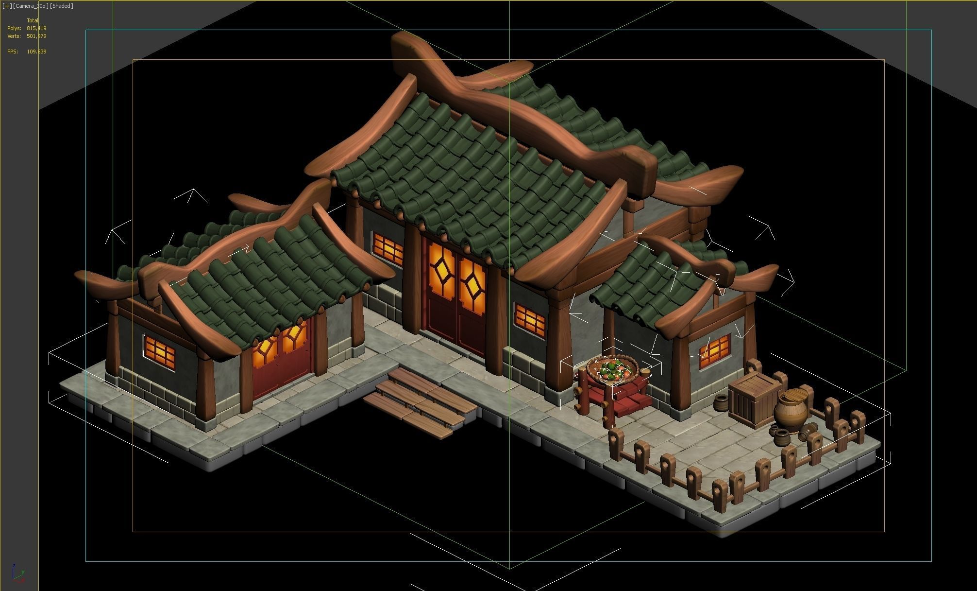 Ancient Architecture 3D model_2