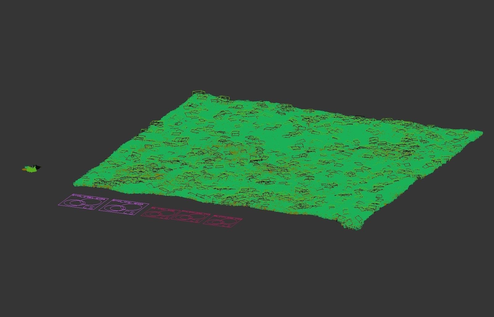 Meadow grass 3D model_9