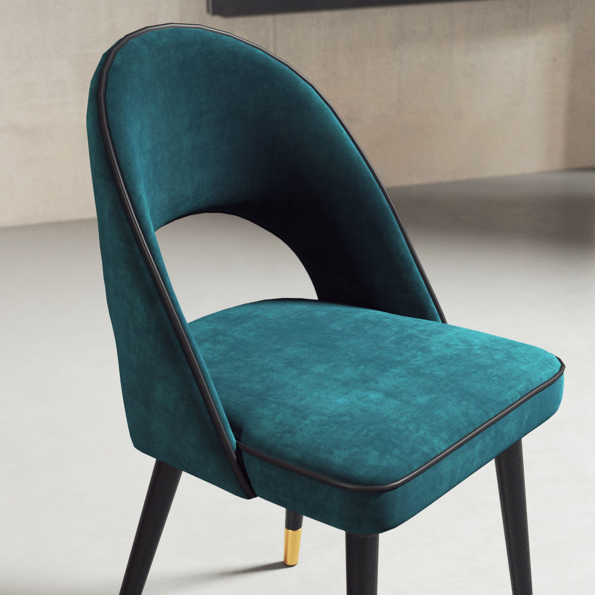 modern chair 07 3D model_2