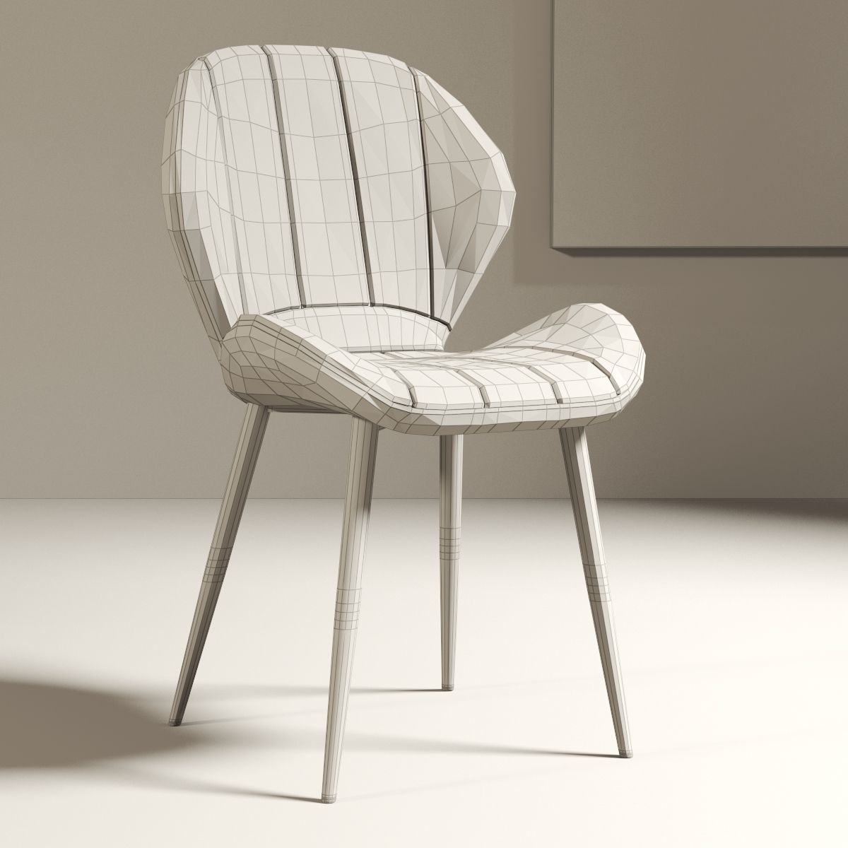modern chair 08 3D model_3