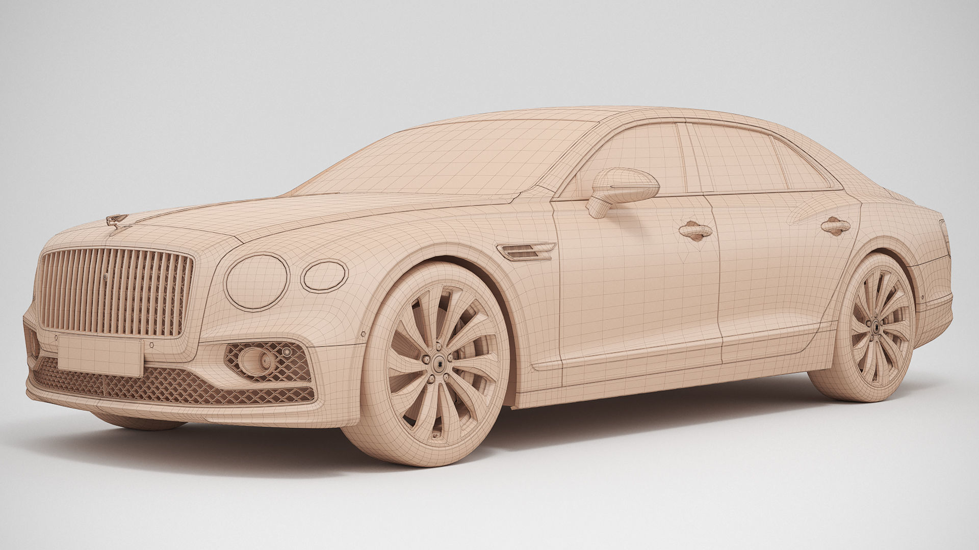 Bentley Flying Spur 2020 3D model_13
