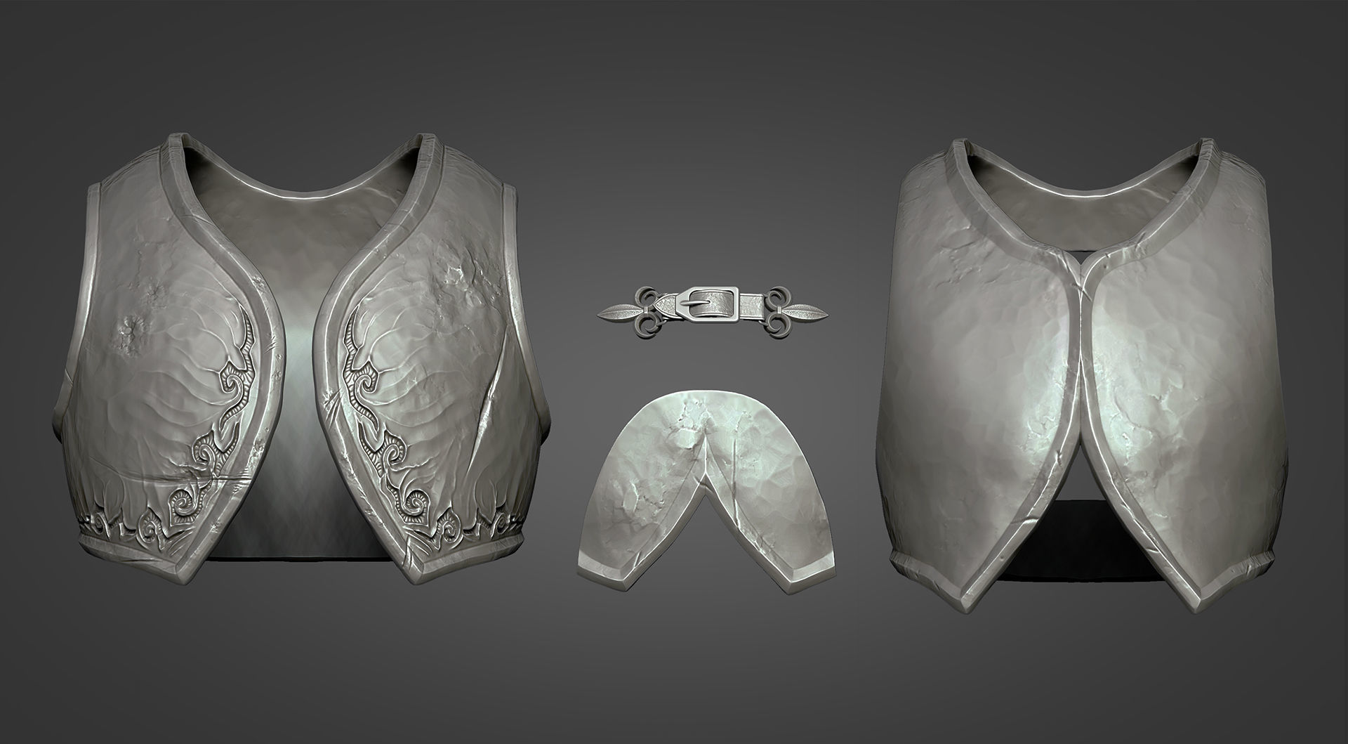 Lich King Armor - Chest 3D print model_2