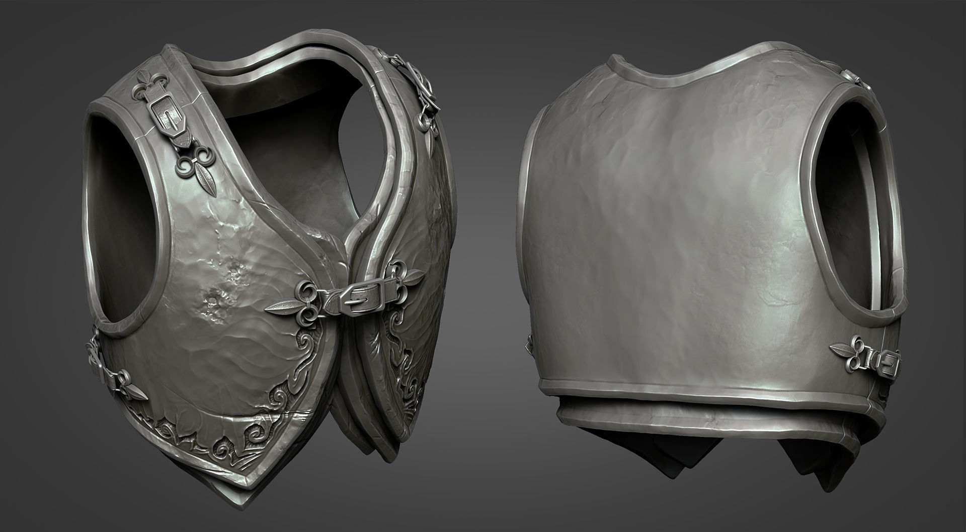 Lich King Armor - Chest 3D print model_1
