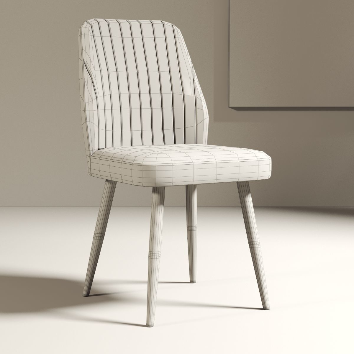 modern chair 09 3D model_2