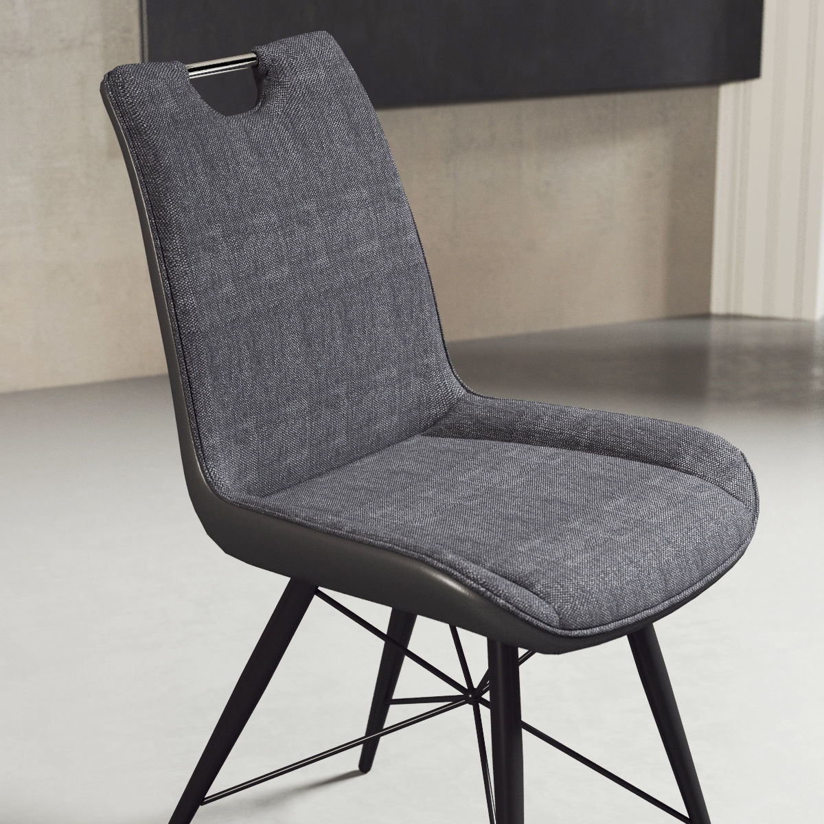 modern chair 010 3D model_2