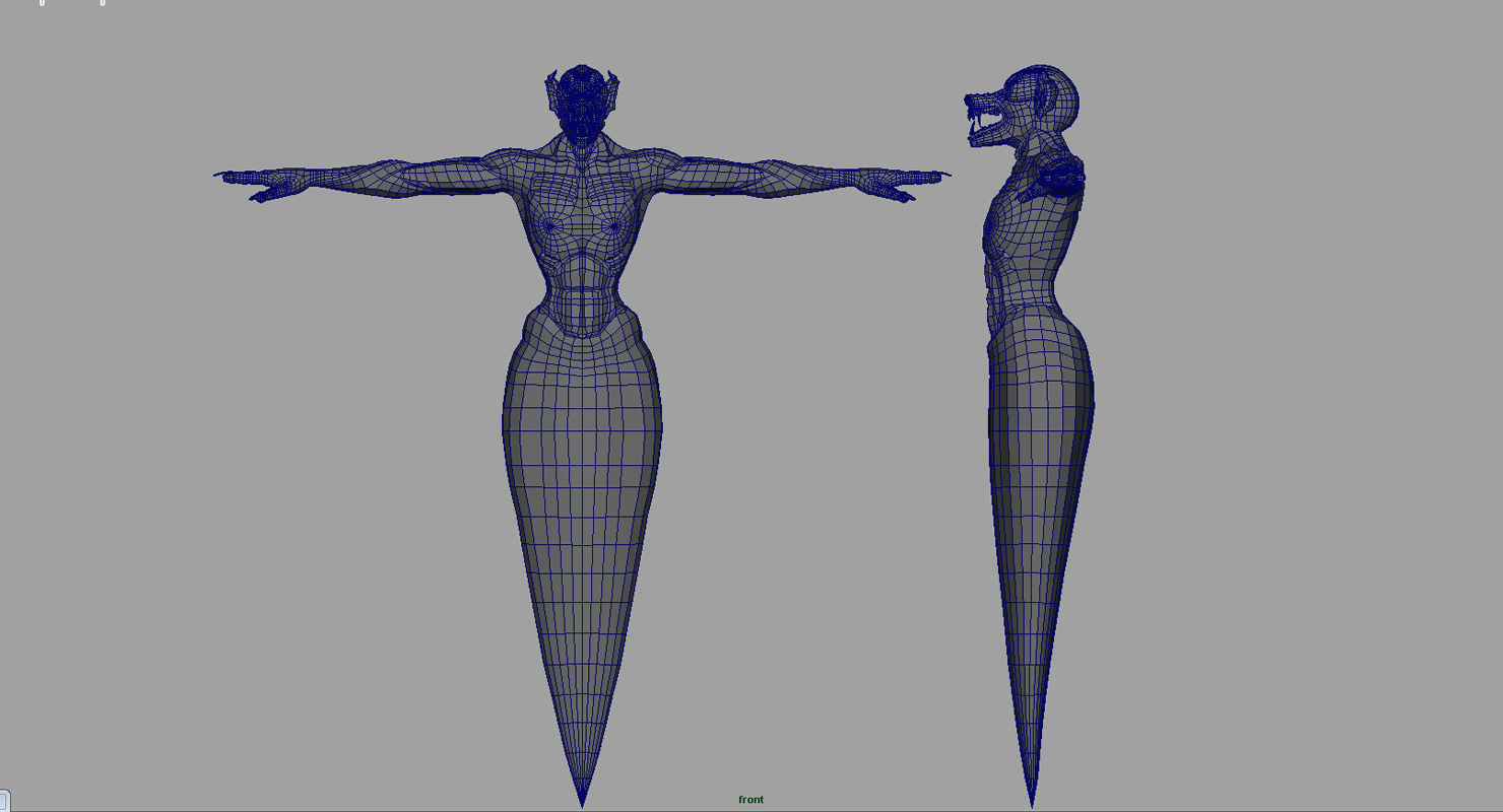 dog flying ghost 3d model 3D model_7