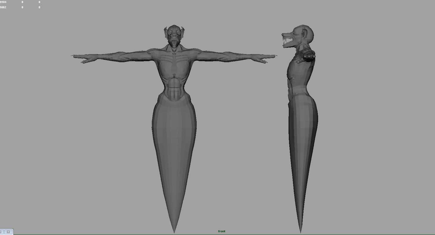 dog flying ghost 3d model 3D model_6