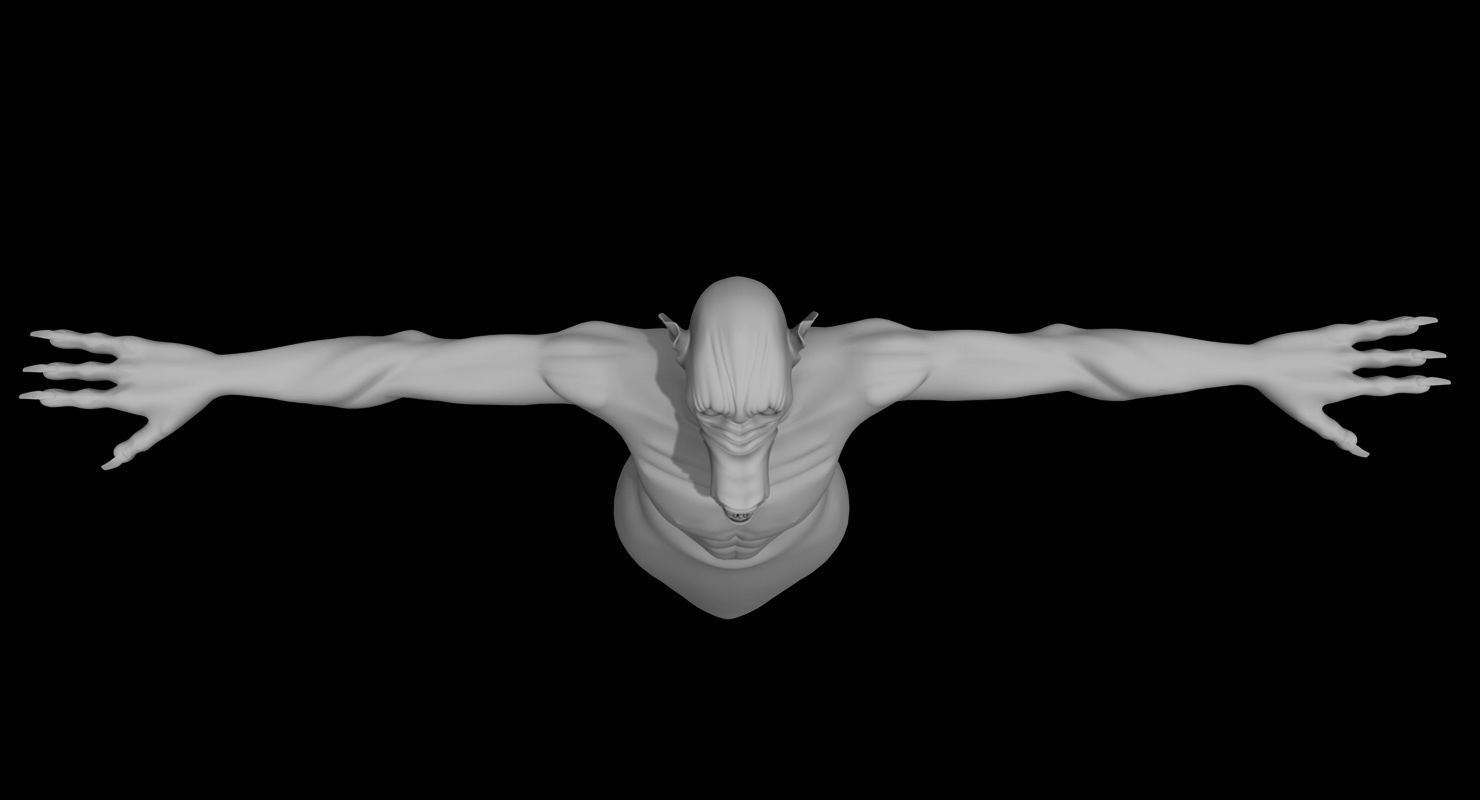 dog flying ghost 3d model 3D model_5