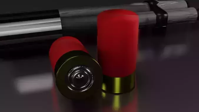 3d model shotgun