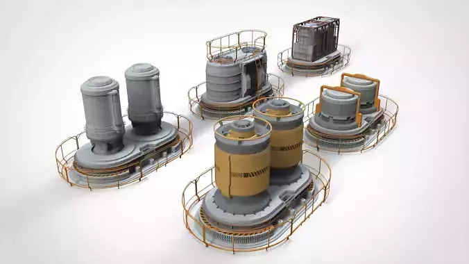 Sci Fi Modular Environment 7 3D model