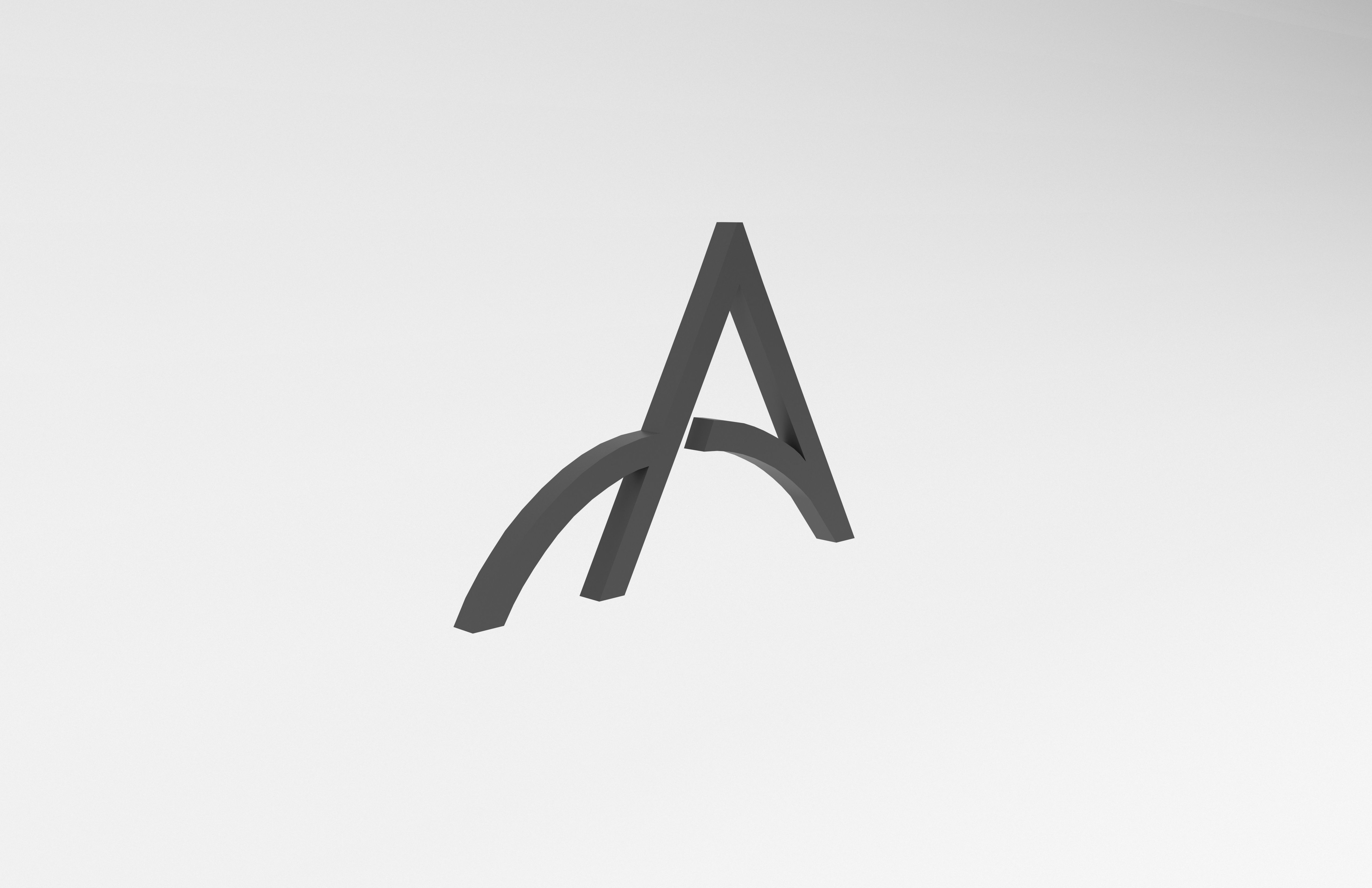 Ampere Logo v1 002 Free low-poly 3D model_4