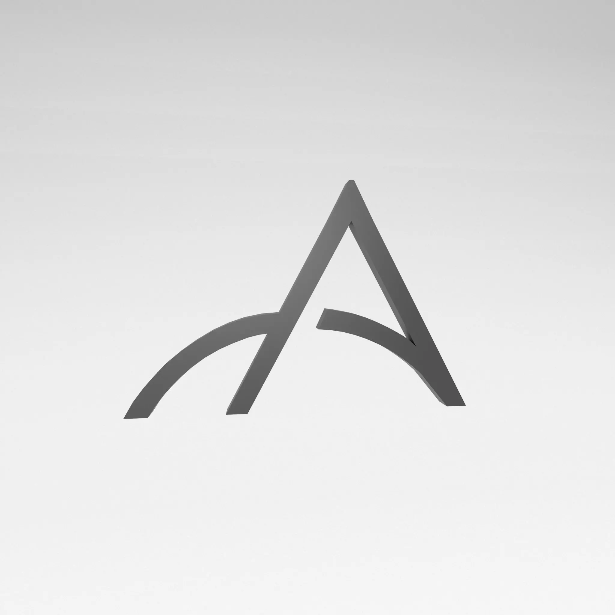 Ampere Logo v1 002 Free low-poly 3D model_0