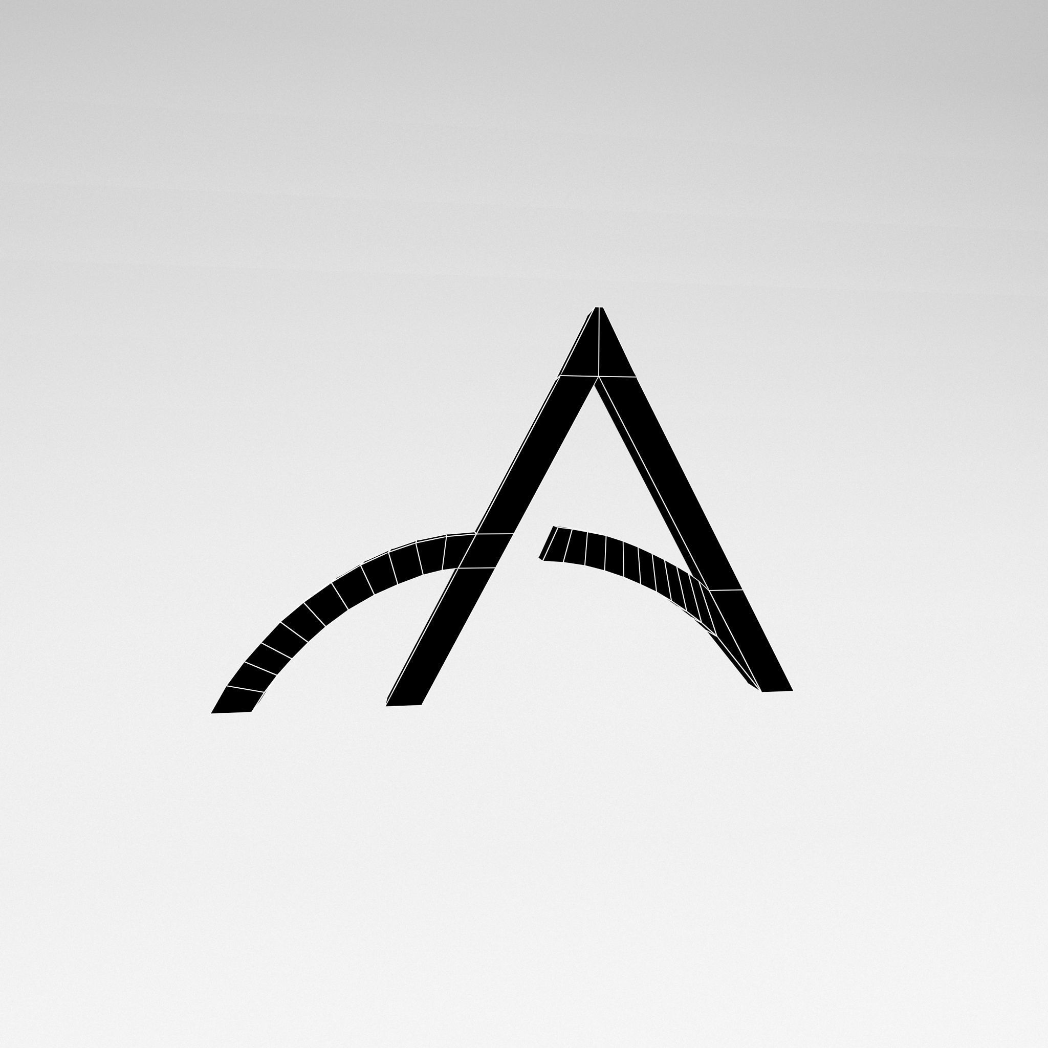 Ampere Logo v1 003 Free low-poly 3D model_5