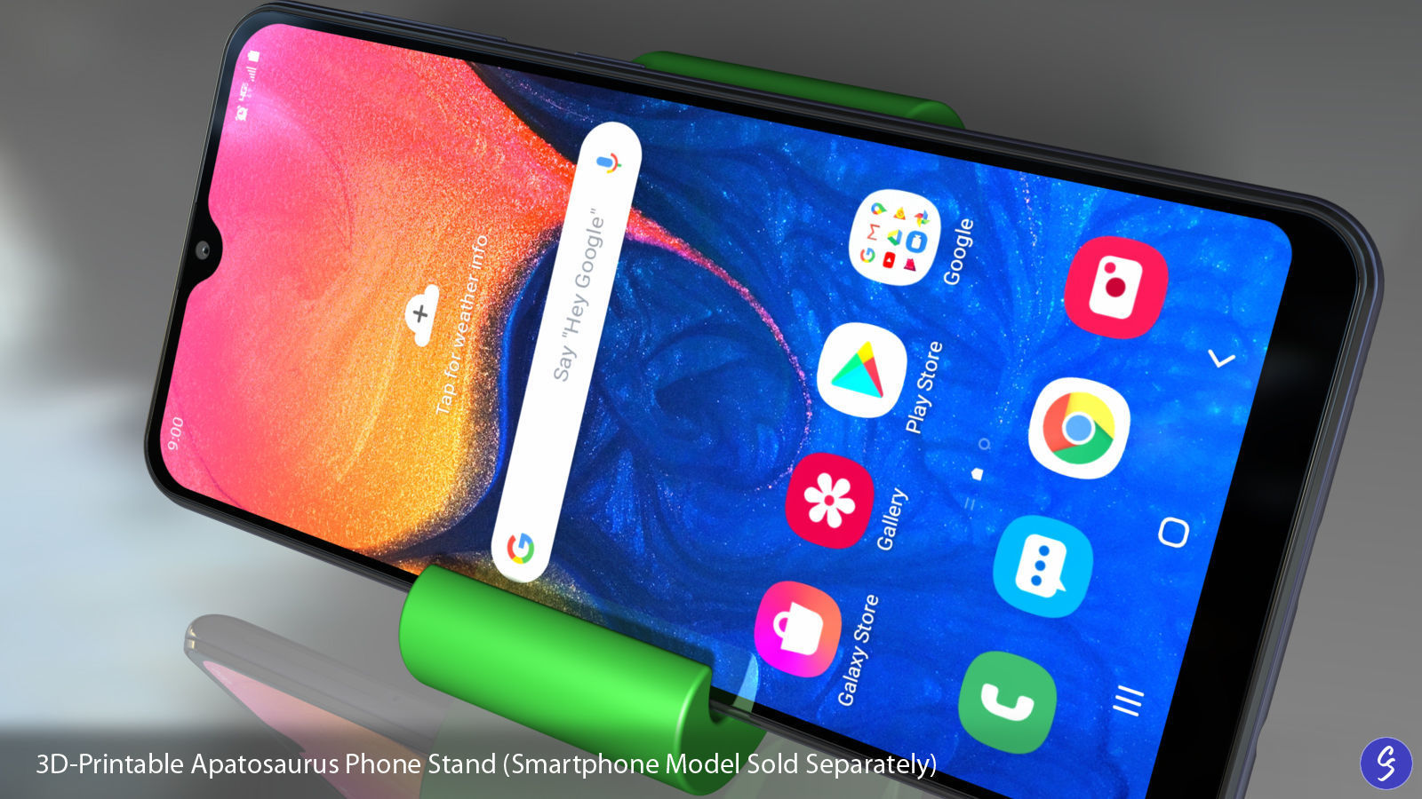 Dinosaur Phone Stands 3D print model_39