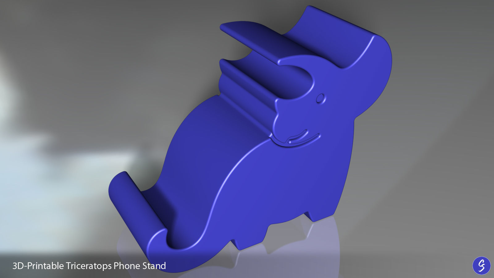 Dinosaur Phone Stands 3D print model_23