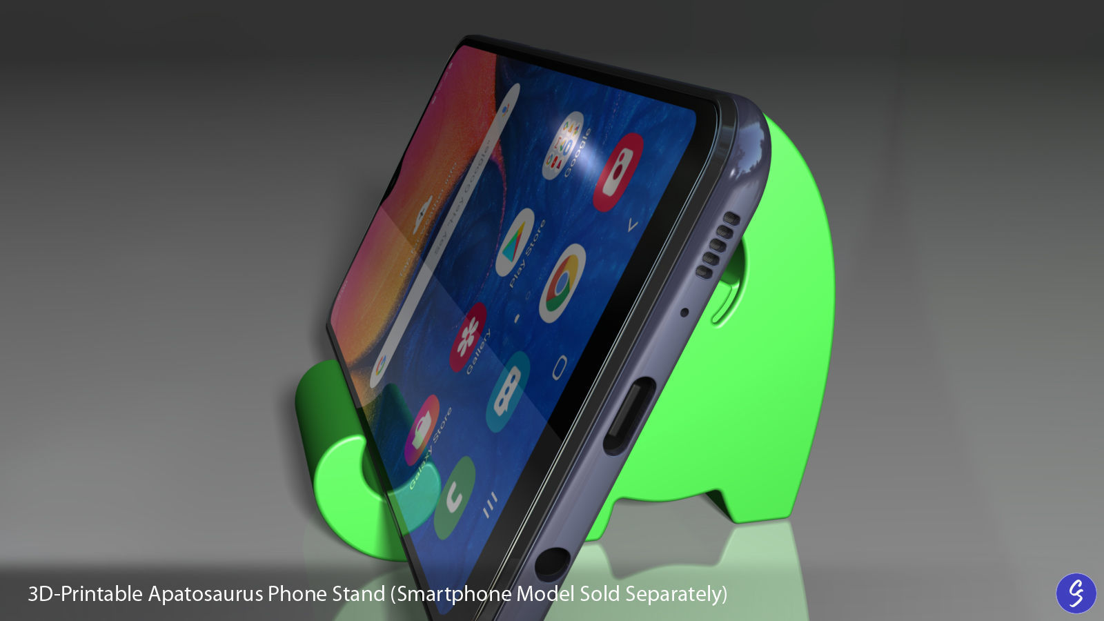 Dinosaur Phone Stands 3D print model_33