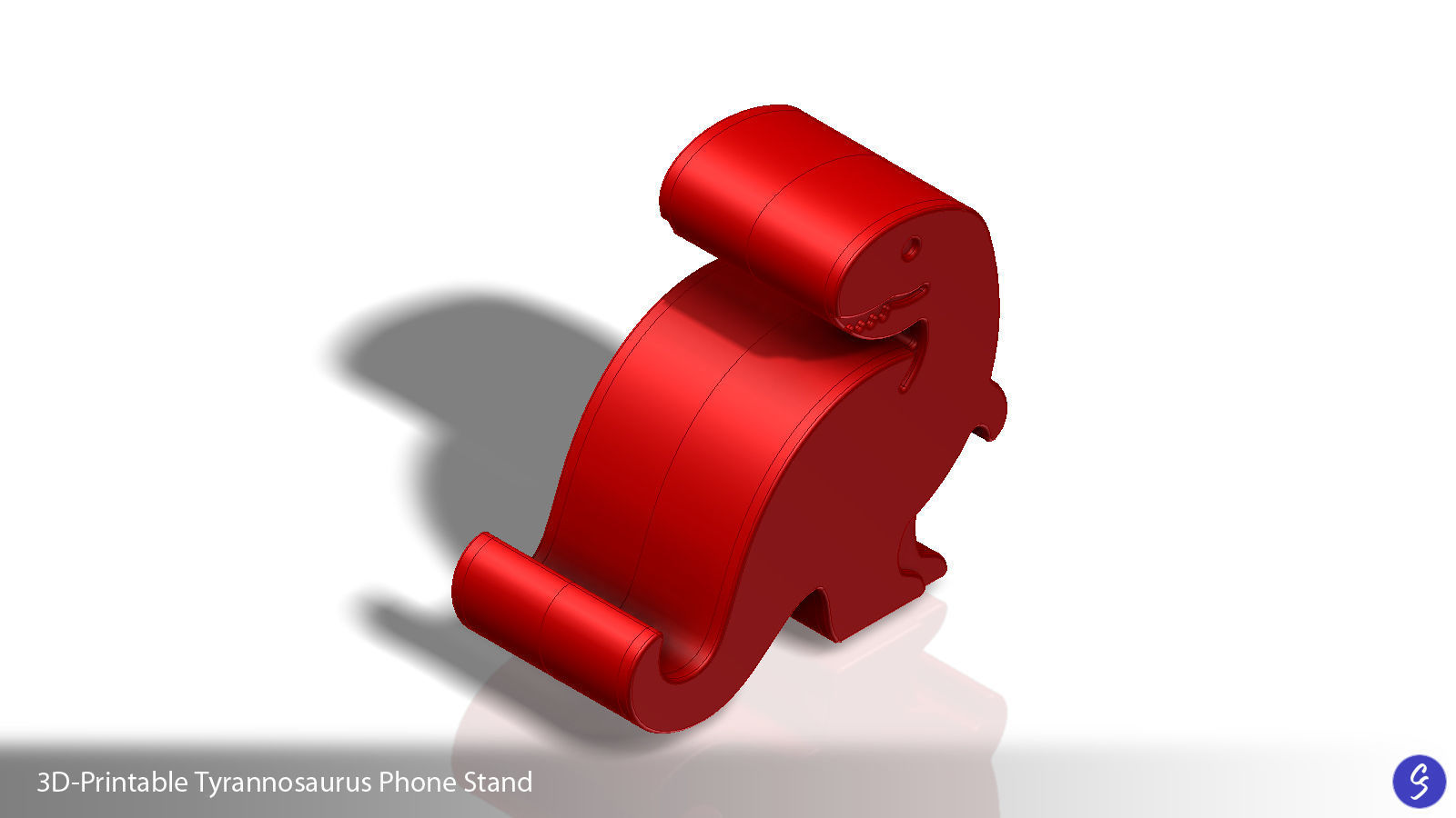 Dinosaur Phone Stands 3D print model_13