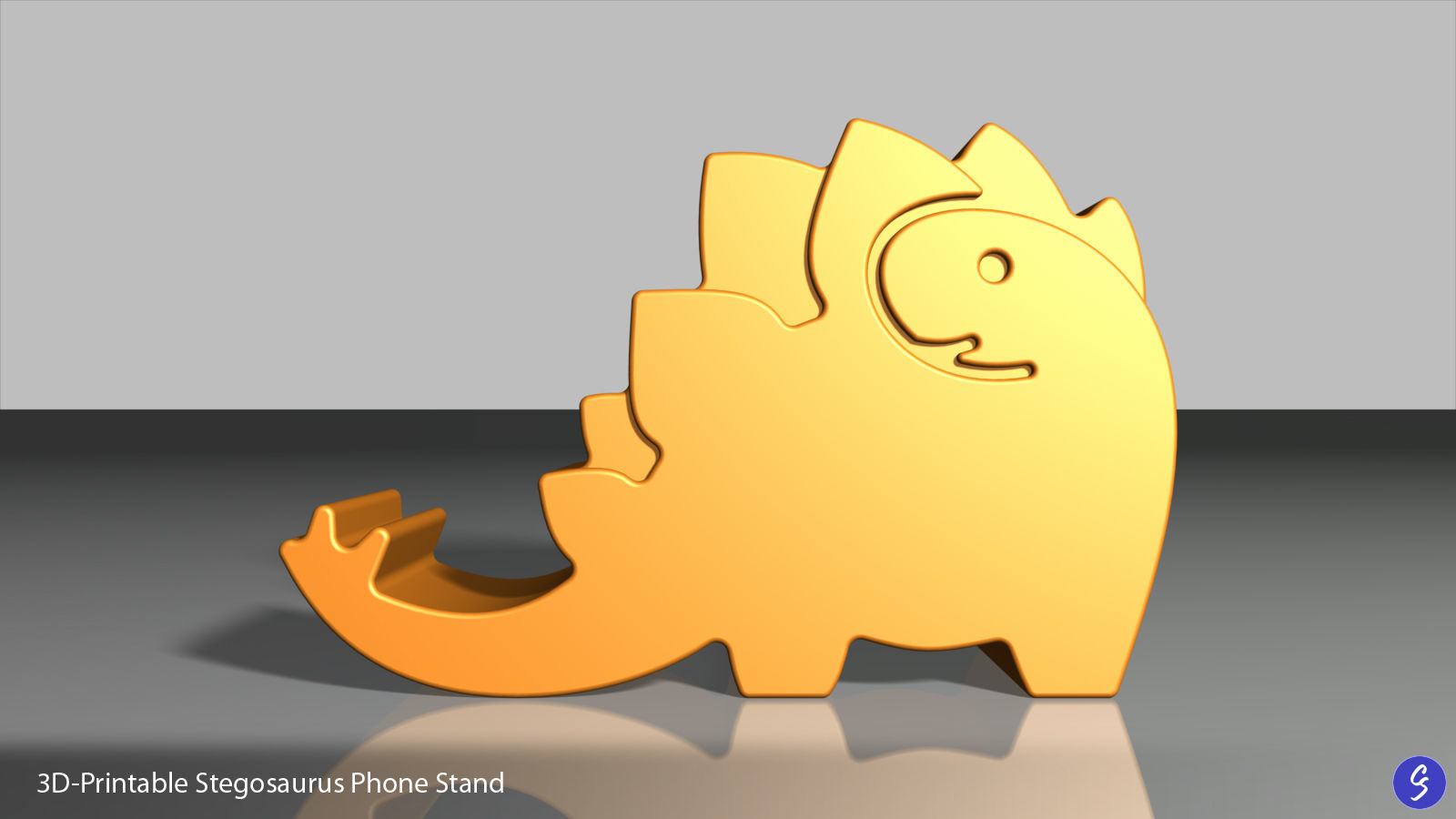 Dinosaur Phone Stands 3D print model_57