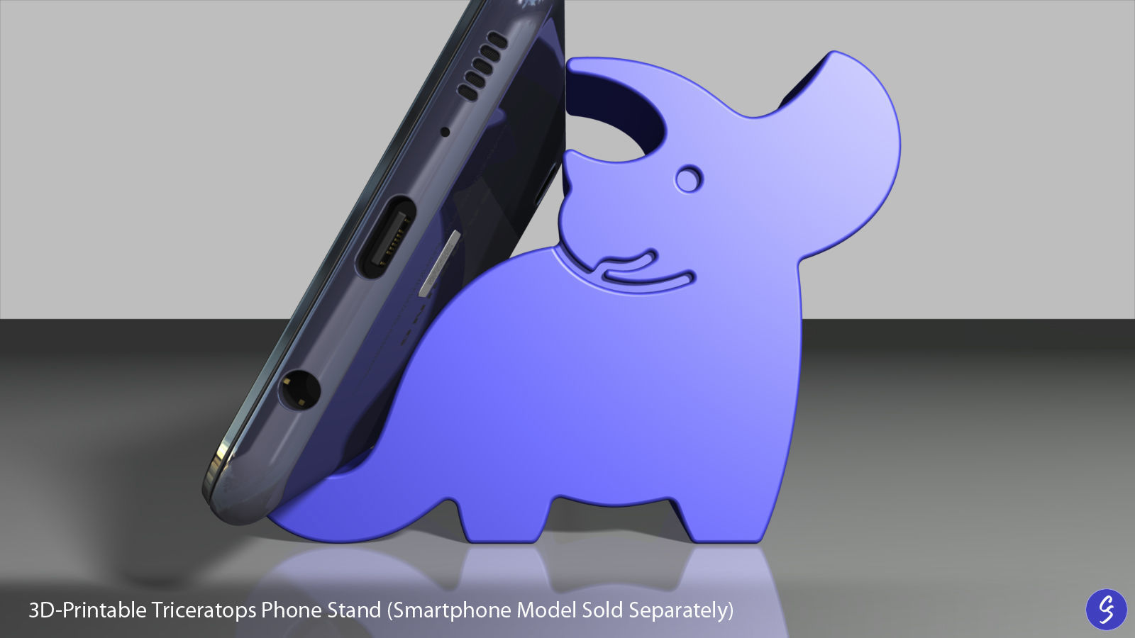 Dinosaur Phone Stands 3D print model_26