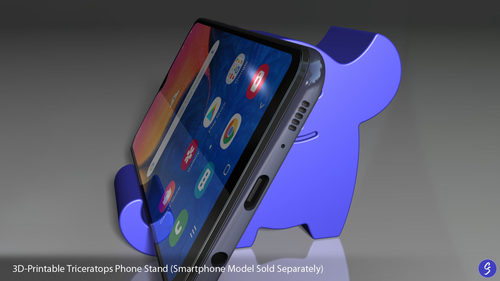 Dinosaur Phone Stands 3D print model_18