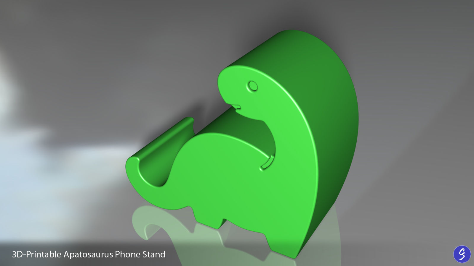 Dinosaur Phone Stands 3D print model_36