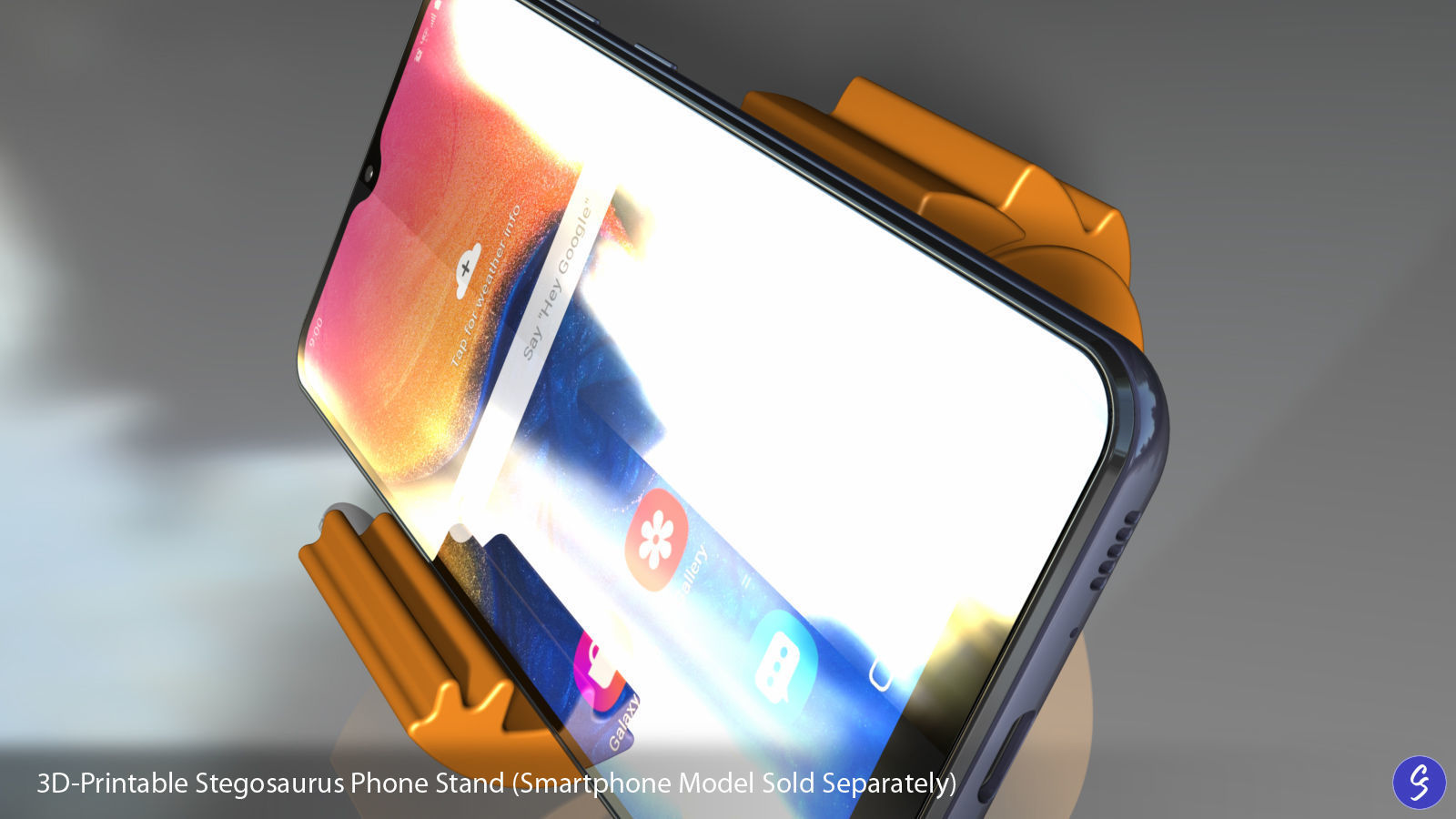 Dinosaur Phone Stands 3D print model_52