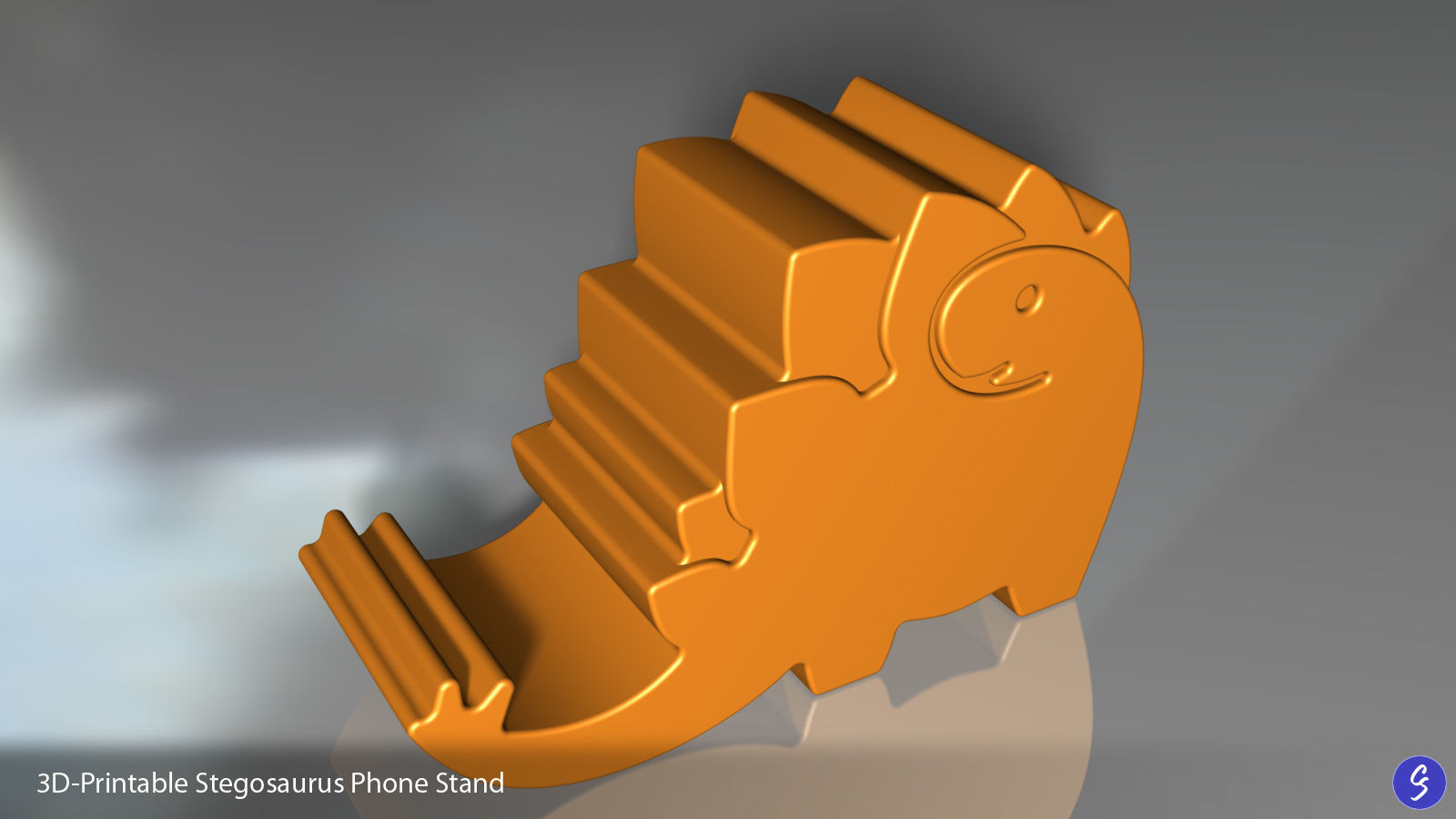 Dinosaur Phone Stands 3D print model_53