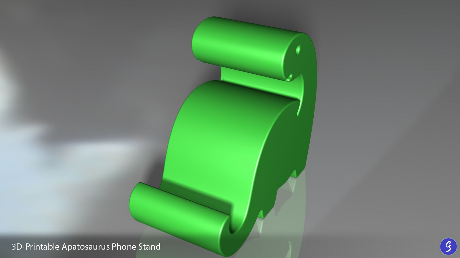Dinosaur Phone Stands 3D print model_40