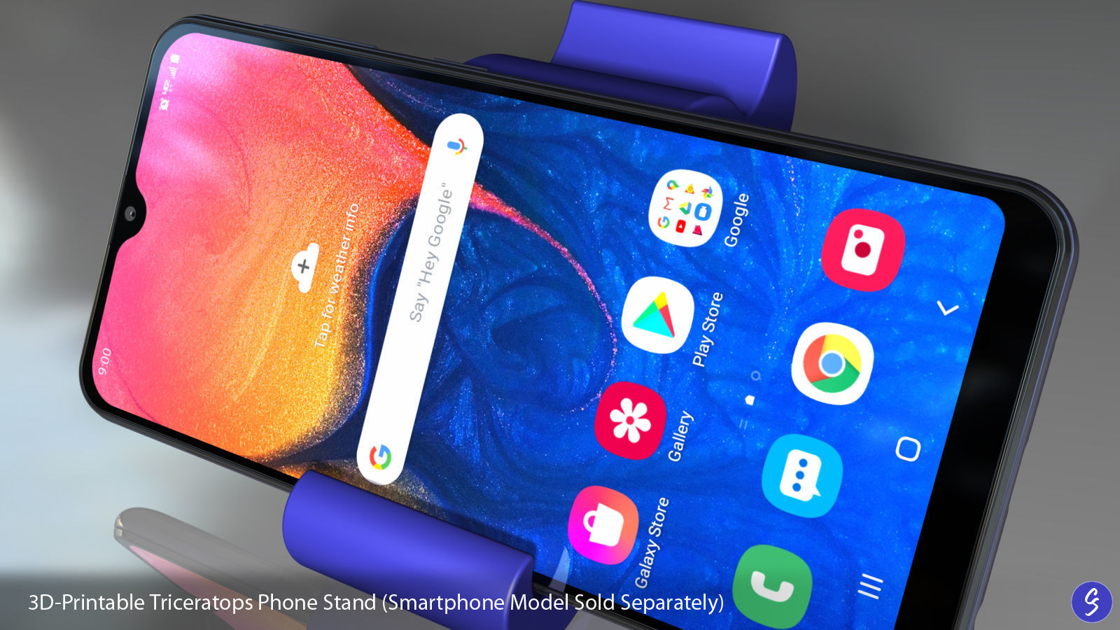 Dinosaur Phone Stands 3D print model_24