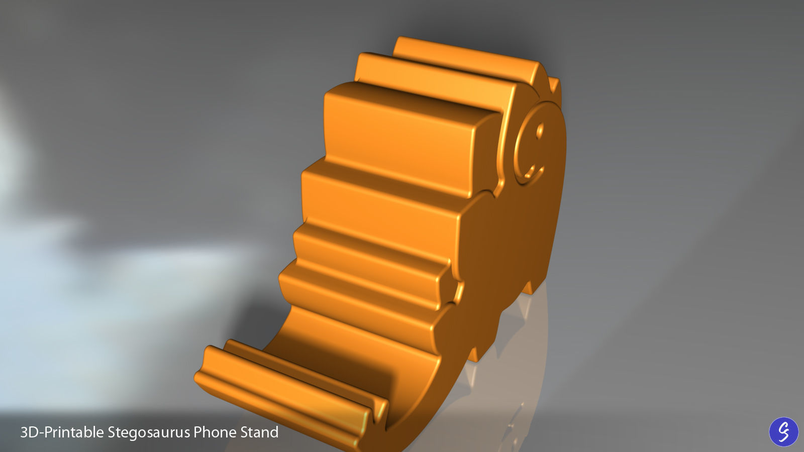 Dinosaur Phone Stands 3D print model_55