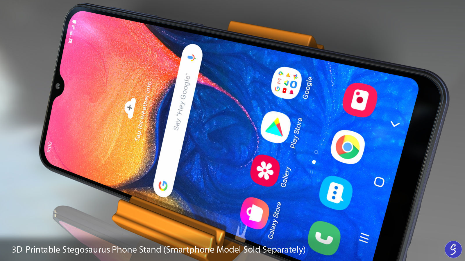 Dinosaur Phone Stands 3D print model_54