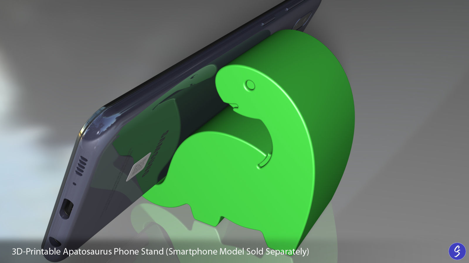Dinosaur Phone Stands 3D print model_35