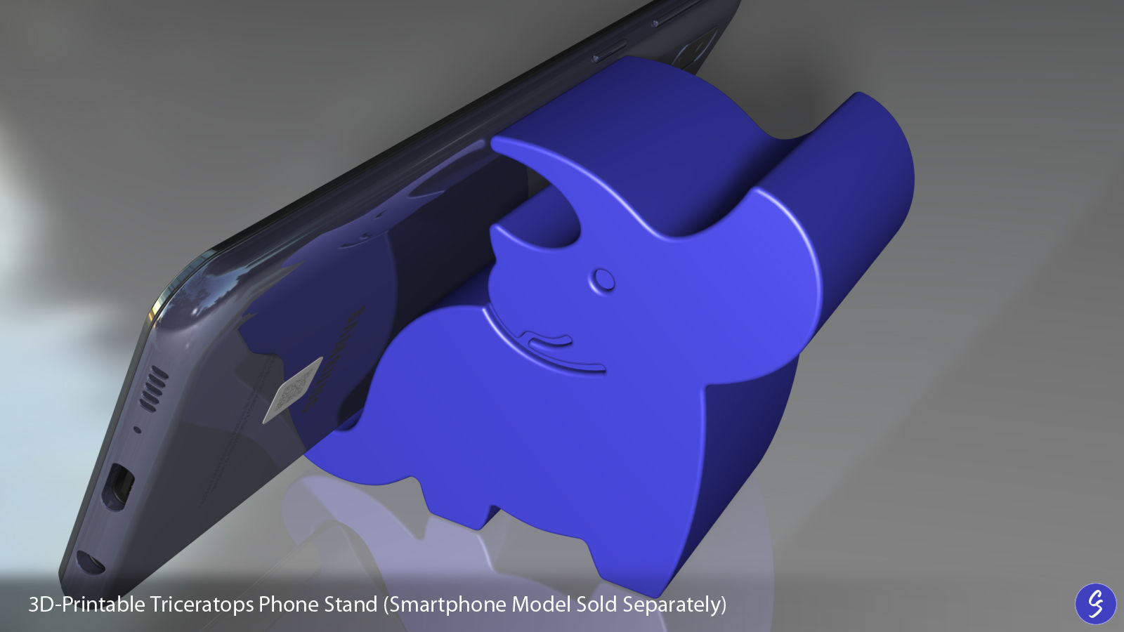 Dinosaur Phone Stands 3D print model_20