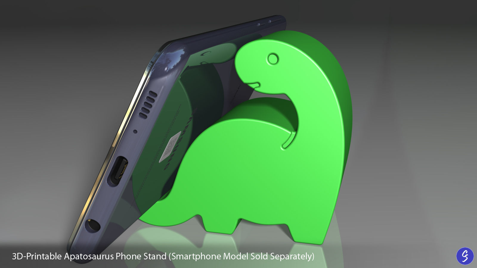Dinosaur Phone Stands 3D print model_31