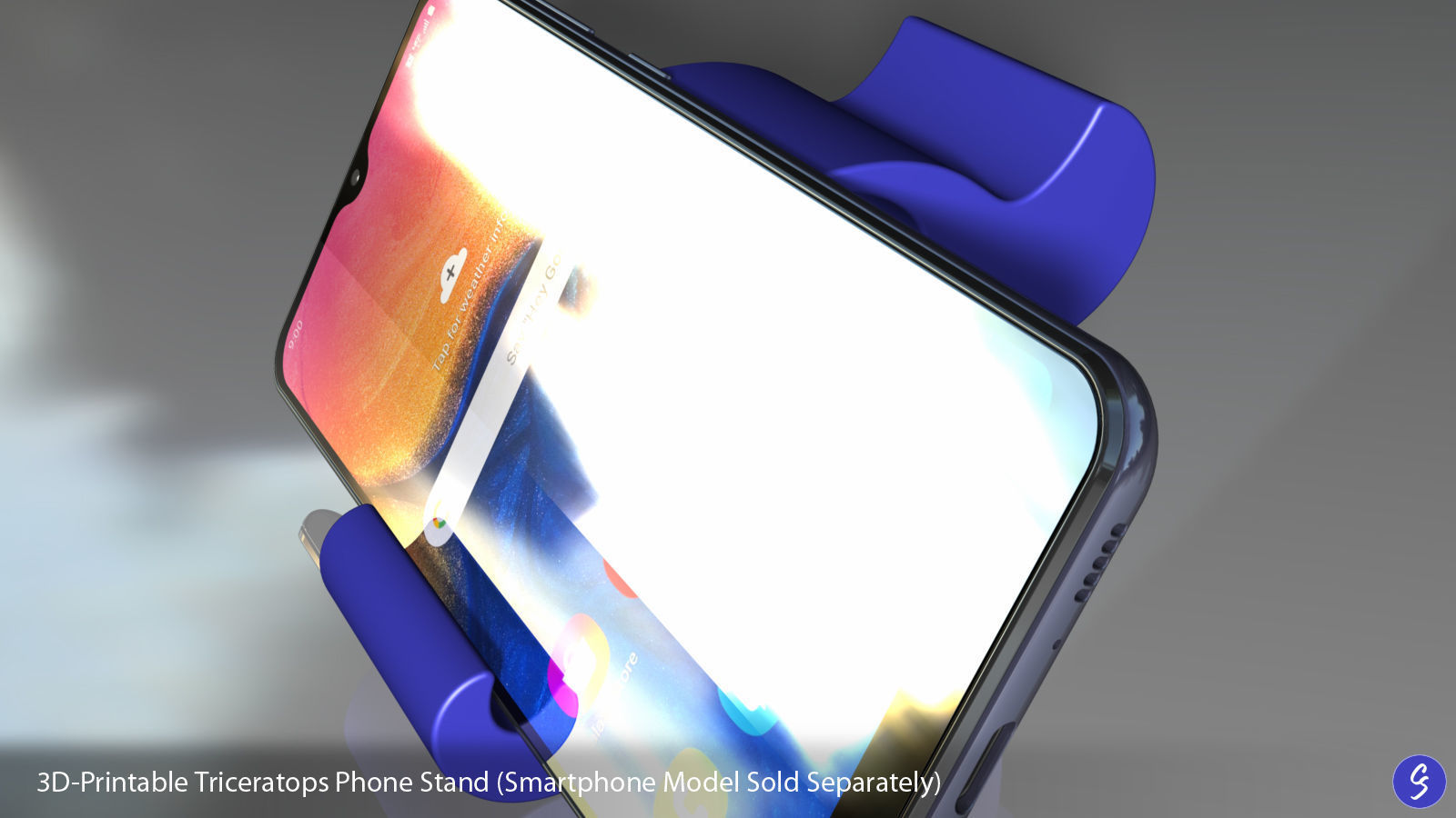 Dinosaur Phone Stands 3D print model_22