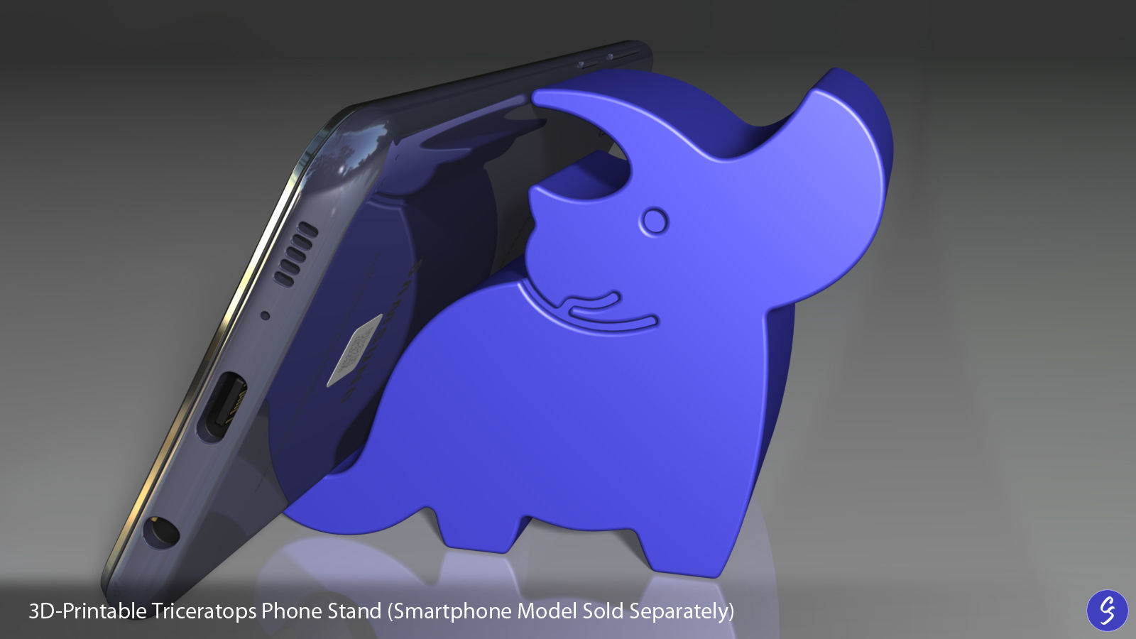 Dinosaur Phone Stands 3D print model_16