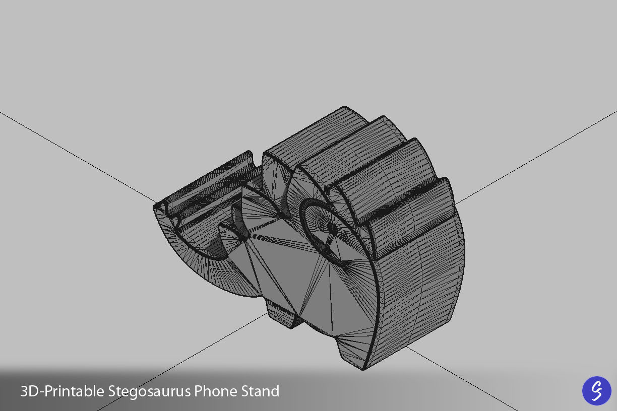Dinosaur Phone Stands 3D print model_59